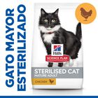 Hill's Science Plan Sterilised Mature Adult Pollo pienso para gatos, , large image number null